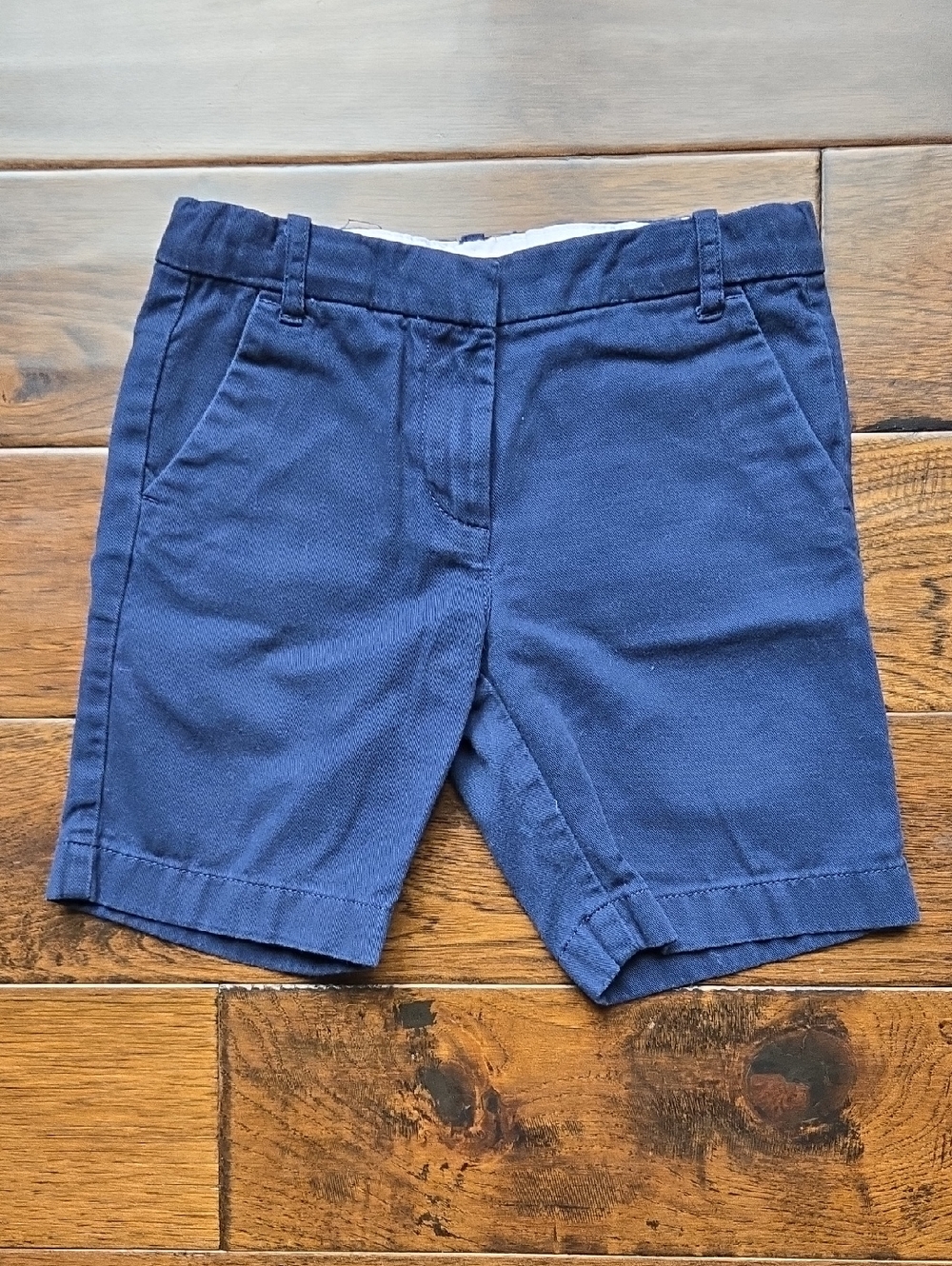 J Crew Crewcuts Girls Navy Uniform Shorts Size 8